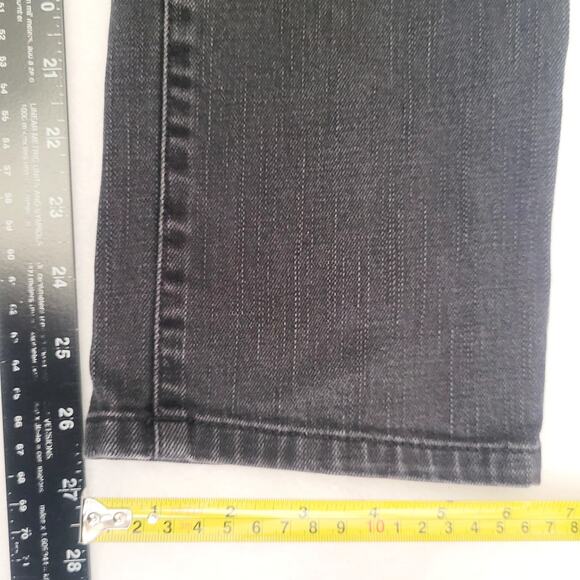 LRL Lauren Jeans Co Boyfriend Fit Black Jeans Size 2P Petite - Picture 8 of 8